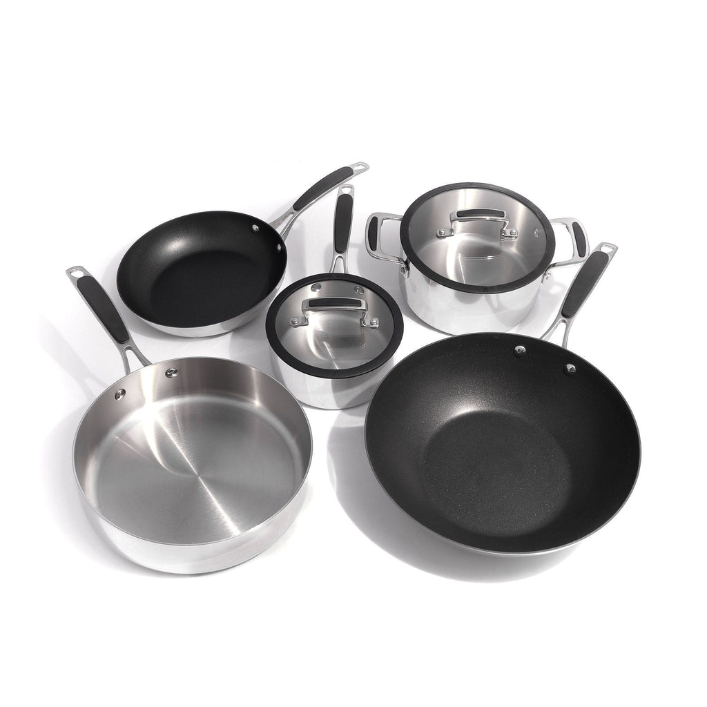 KitchenAid Stainless Steel Cookware Set, 8 Piece